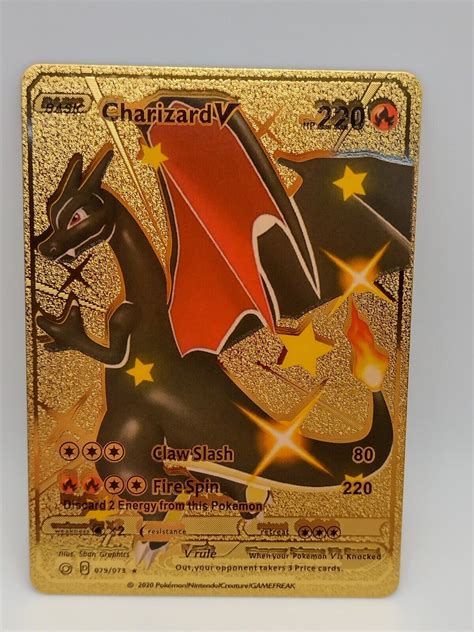 charizard v gold card price